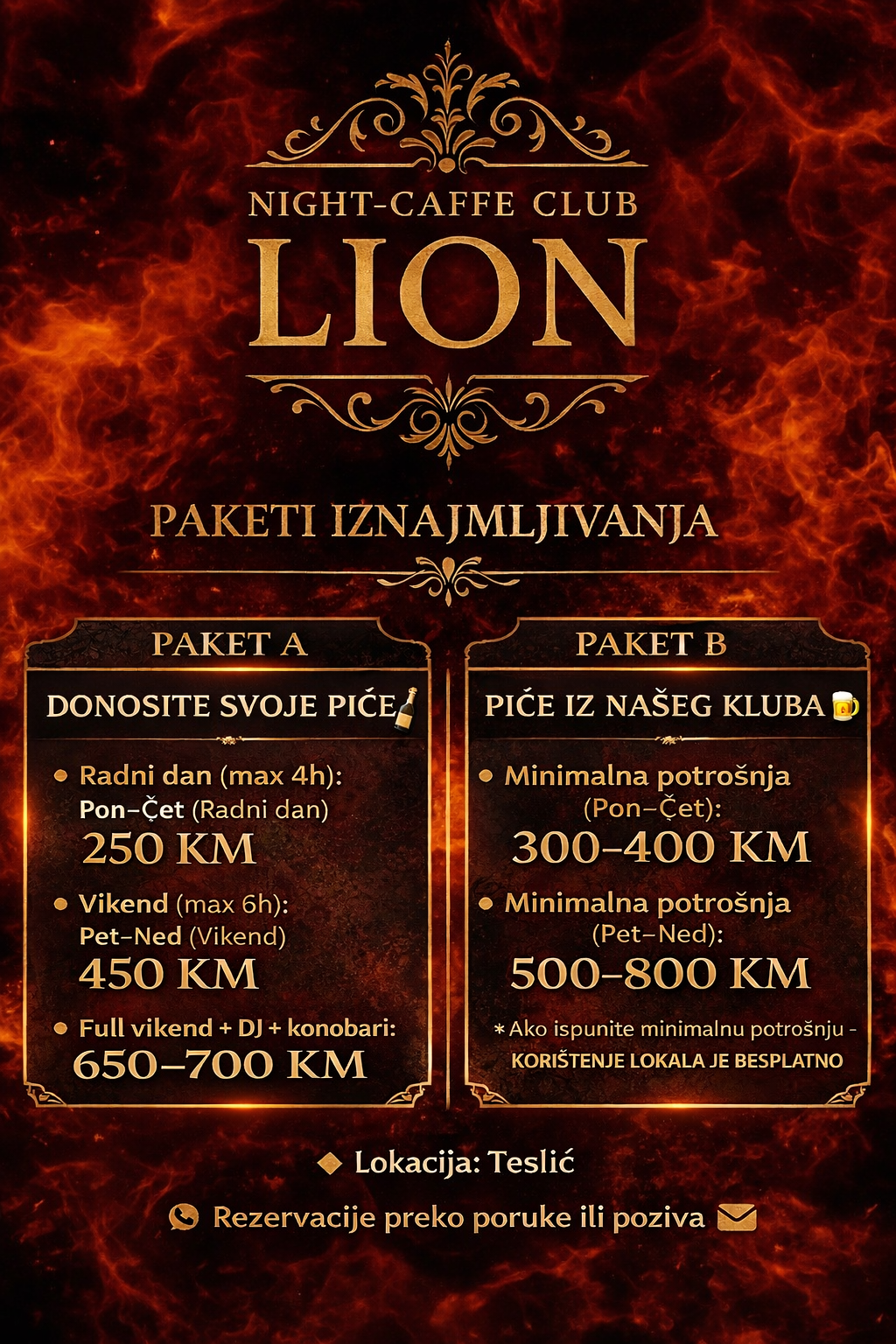 Za razne proslave i veselja